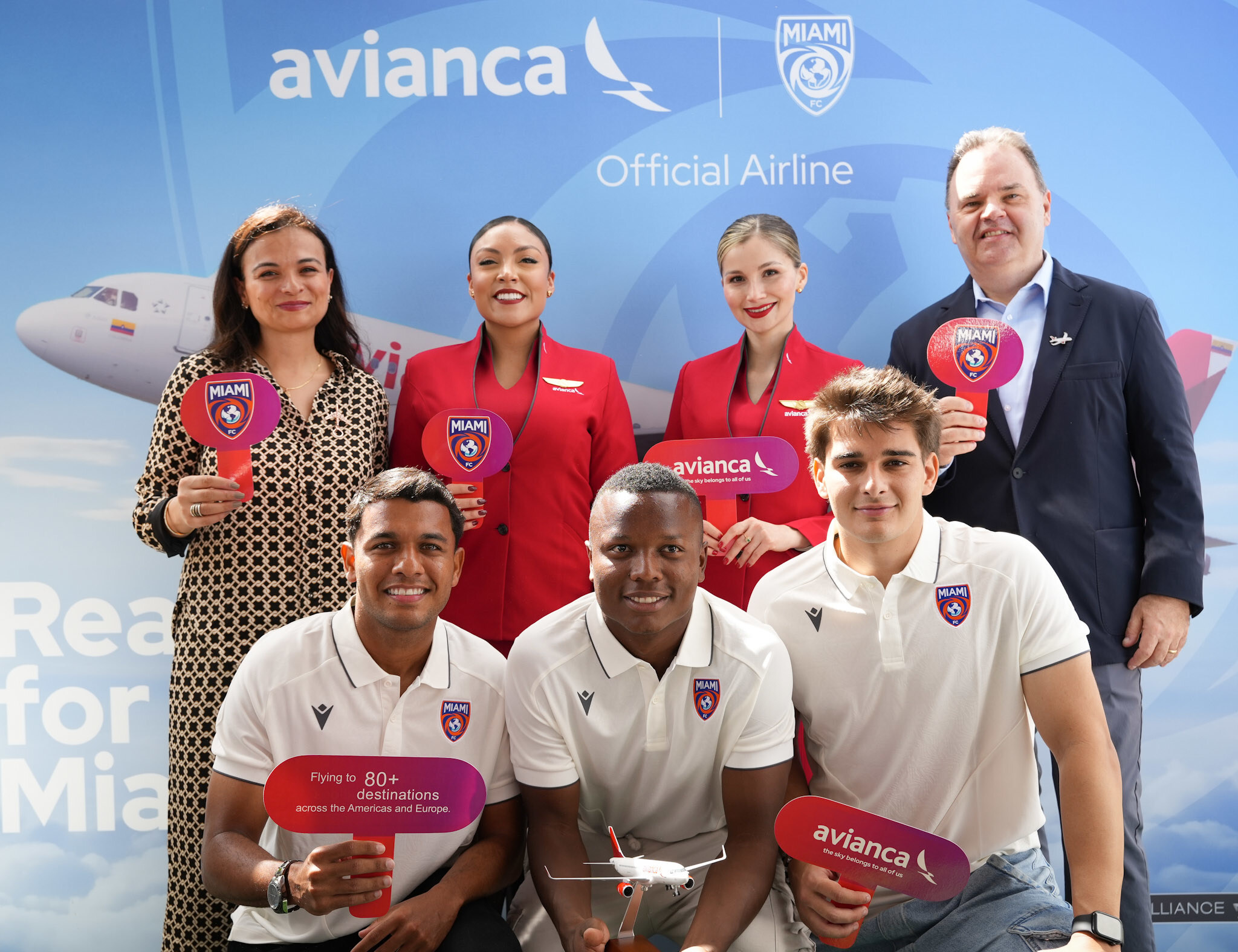 Avianca and Miami Fc representatives