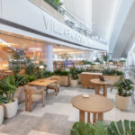 Interior of Korean Air's flagship lounge at Los Angeles International Airport
