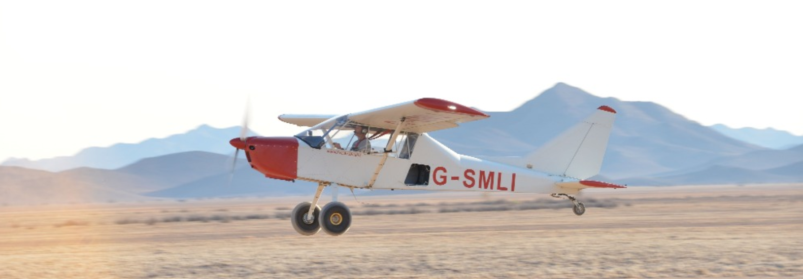 The aircraft that crashed, flying in 2019.
