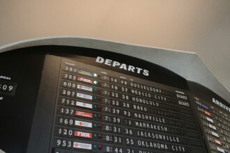Departures board