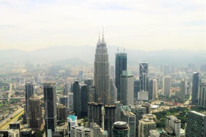 An architechtural view of Kuala Lumpur, Malaysia.