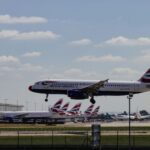 British Airways Aircraft Landing at Heathrow Airport
