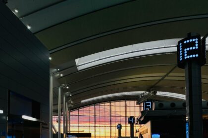 Interior of an Airport Terminal