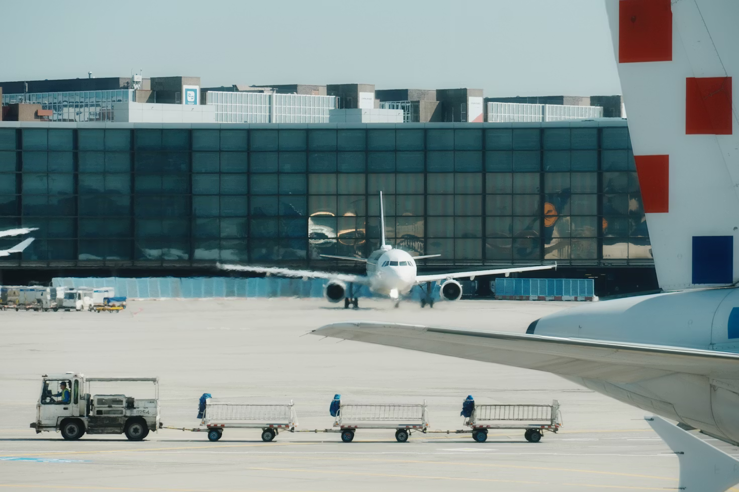 Aircraft at Frankfurt Airport