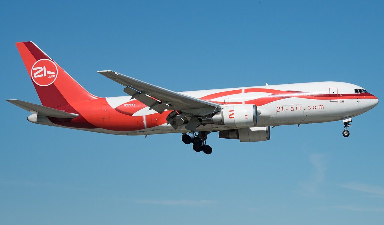 21 Air Boeing 767 at Miami International Airport
