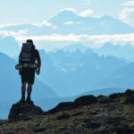 A 30-mile-long mountain ridge located in Denali State Park in Alaska.
