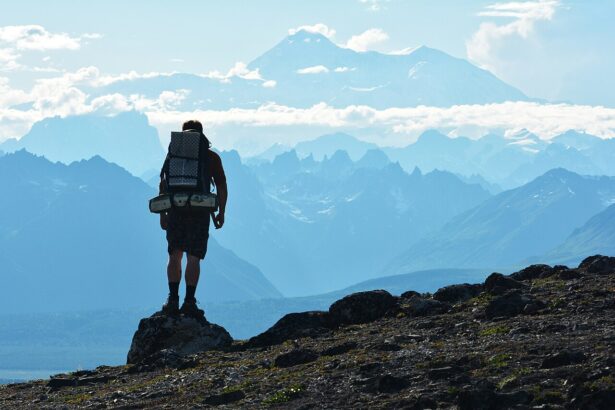 A 30-mile-long mountain ridge located in Denali State Park in Alaska.
