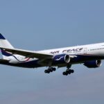 Air Peace Boeing 777 flying