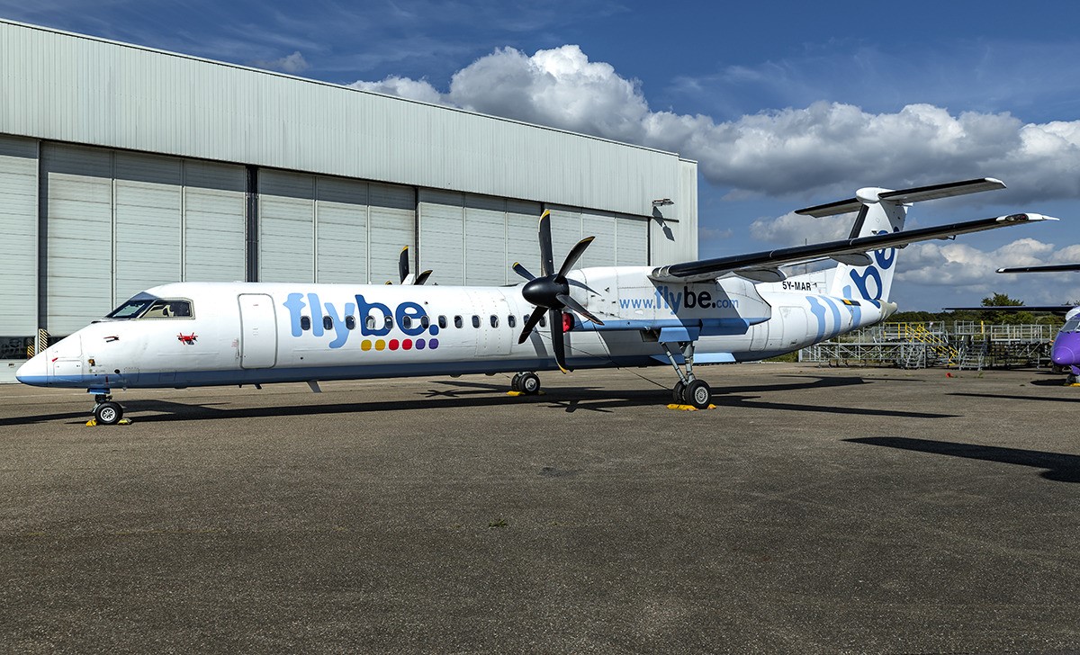 5Y-MAR 748 Air Services Bombardier DHC-8-402 Dash 8 Q400 in airport
