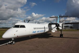 748 air services plane at Eindhoven (EIN / EHEH) Netherlands