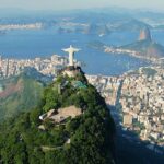 View the iconic statue of Christ the Redeemer in Rio de Janeiro, Brazil.