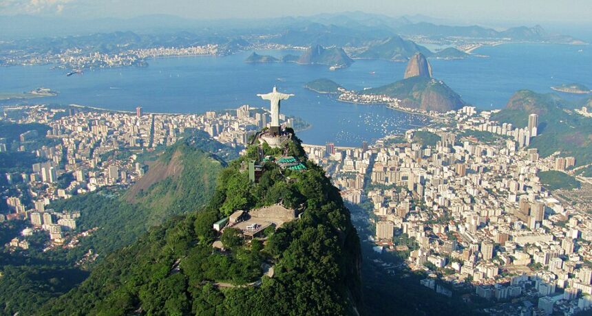 View the iconic statue of Christ the Redeemer in Rio de Janeiro, Brazil.