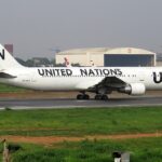 United Nations B767-300 in Bangladesh.