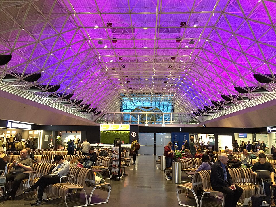 Keflavik International Airport in Iceland, taken in April 2017.