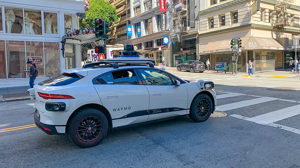 Waymo self driving car.