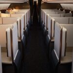 Inside of Air Canada cabin