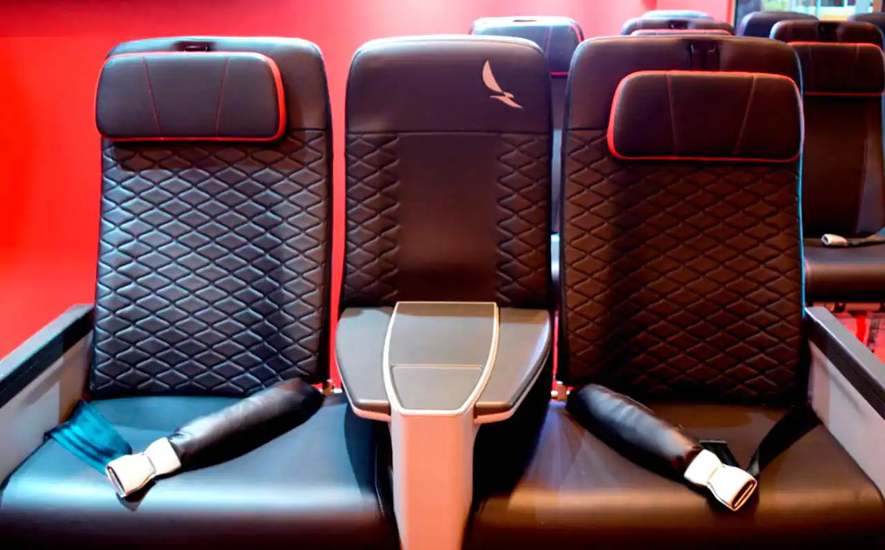Avianca aircraft Premium seats front view 