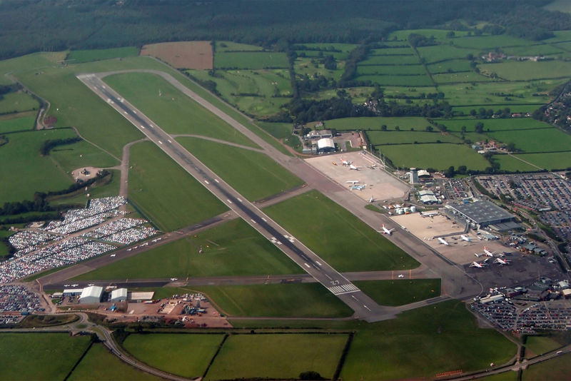  Bristol Airport from the sky.