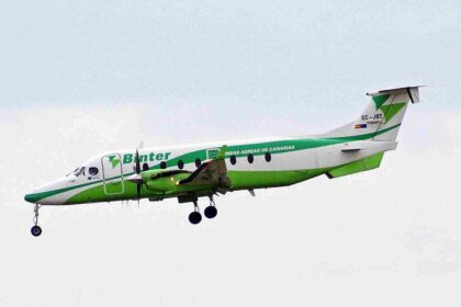 A former Binter Canarias Beechcraft 1900 in 2012