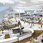 Digital image of the new infrastructural plan for Perth Airport.