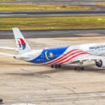 Malaysia A350 on runway