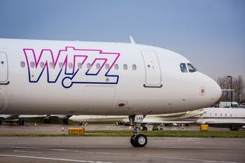 Wizz Air aircraft nose