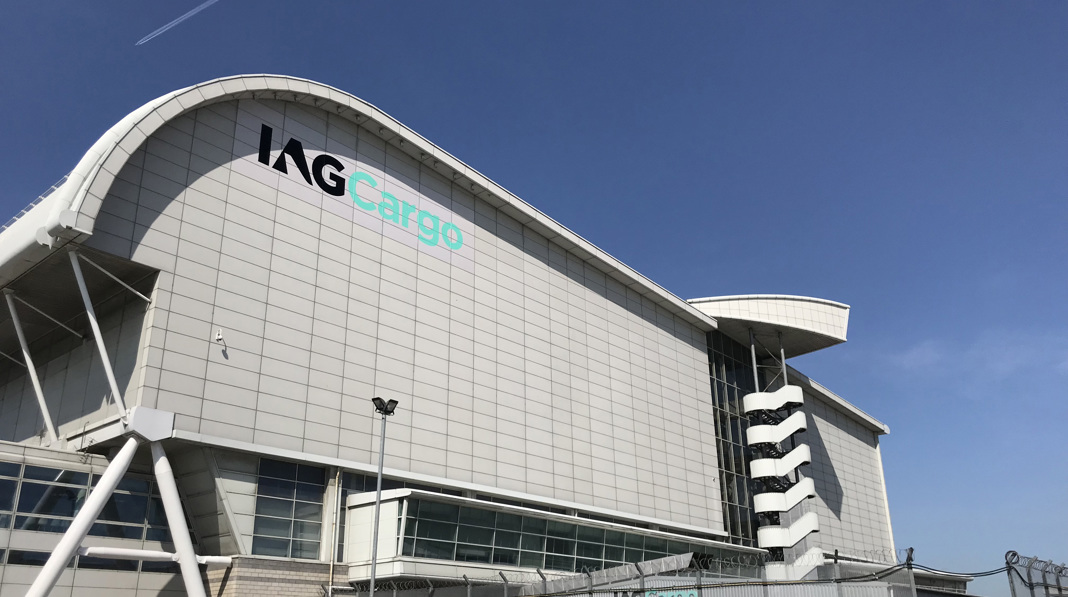 Exterior of the IAG Cargo Ascentis facility in Heathrow