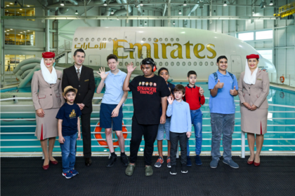 Participants of the rehearsals at Dubai Airport