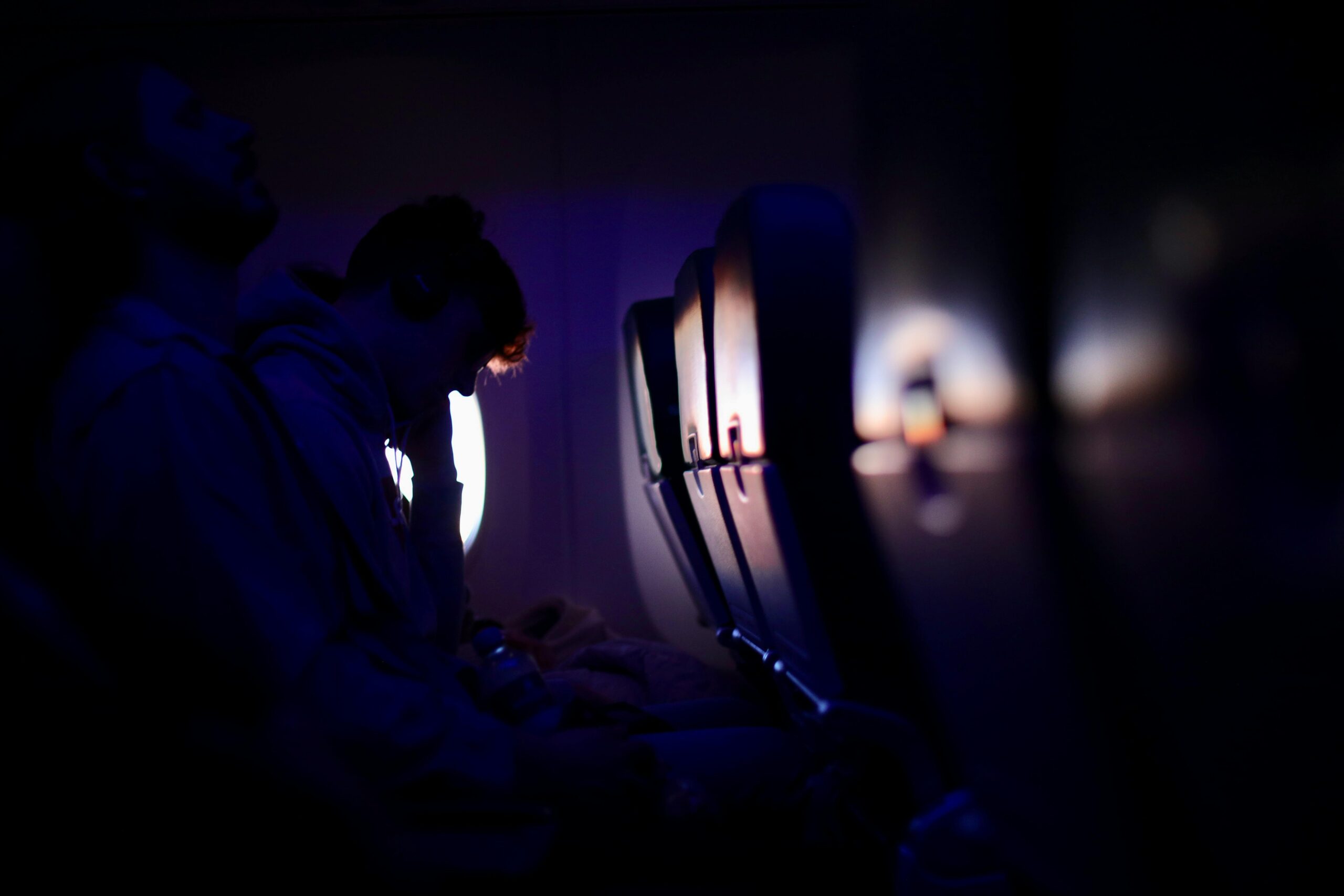 People Inside an Airplane