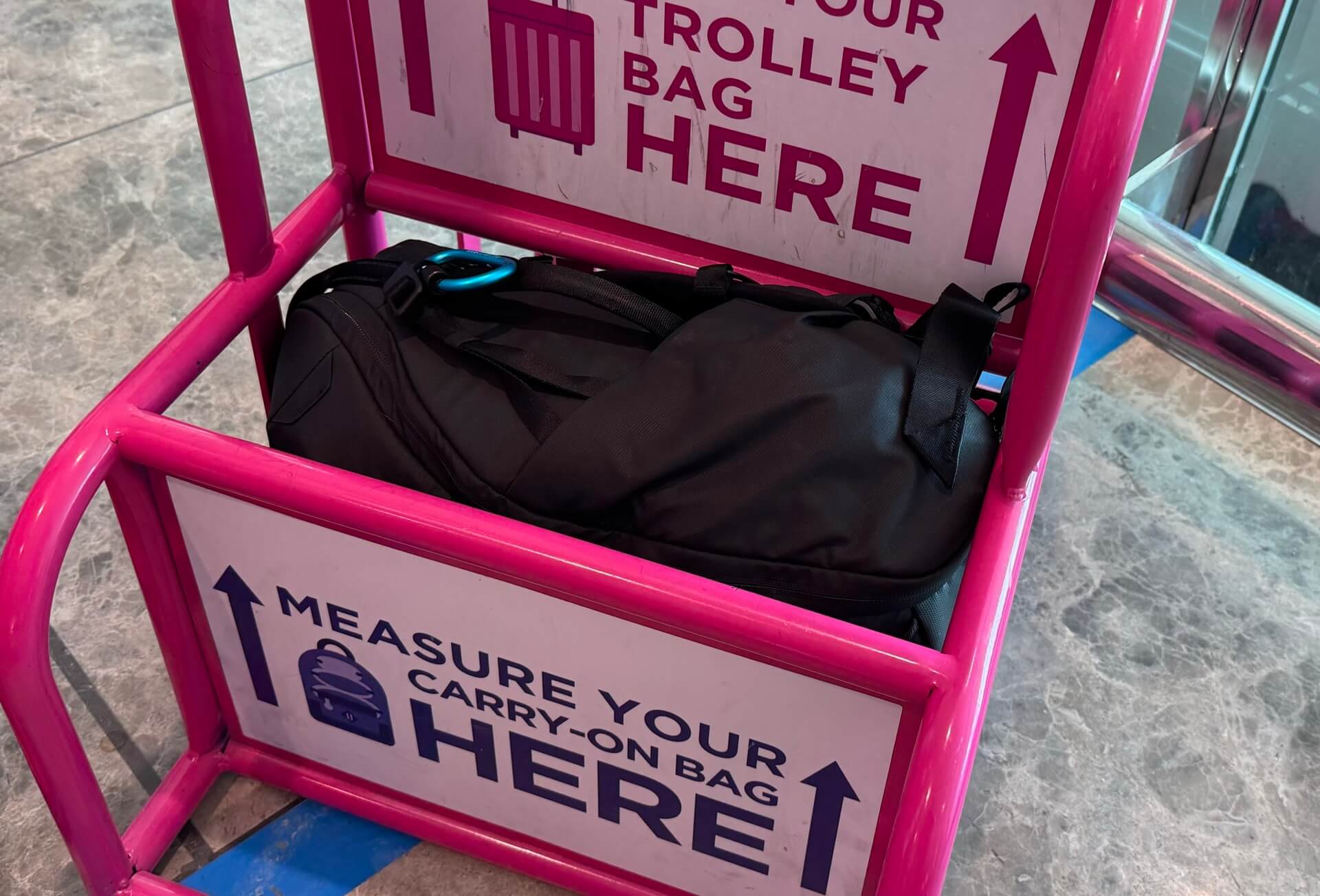 Wizz Air baggage size check