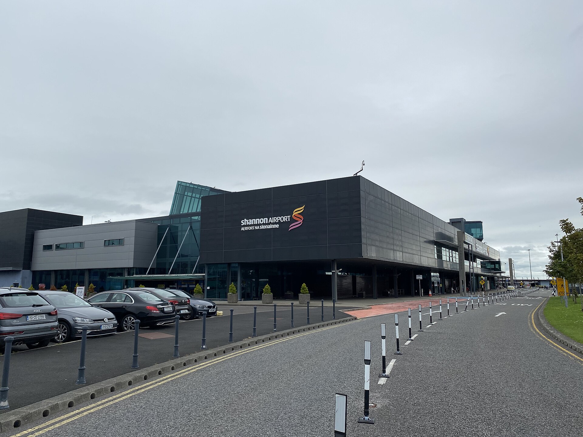 Image shows the approach to Shannon Airport in Ireland