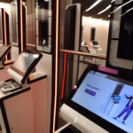 EES kiosks at St Pancras International station in London.