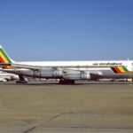 Air Zimbabwe aircraft on the ground