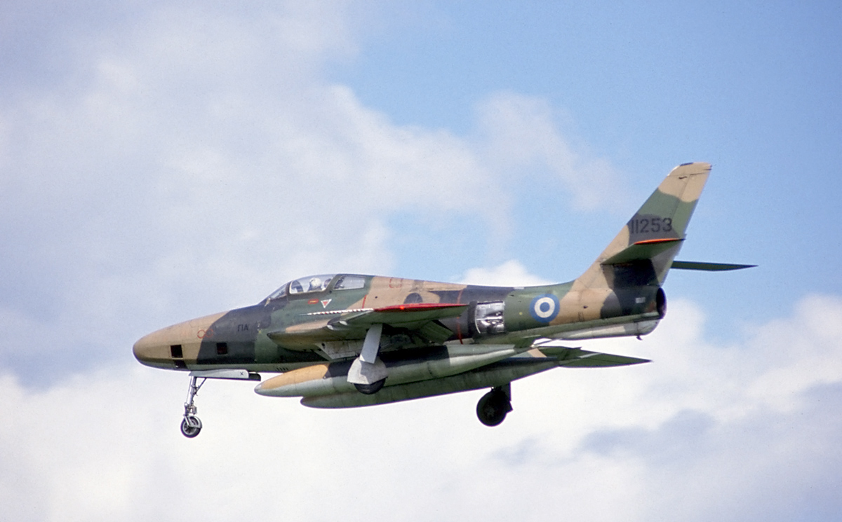 Hellenic Air Force RF-84F Thunderflash in 1988
