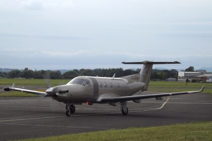Jetfly plane on runway