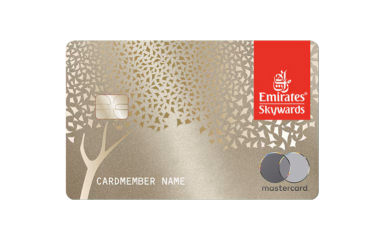 Emirates Skywards gold credit card