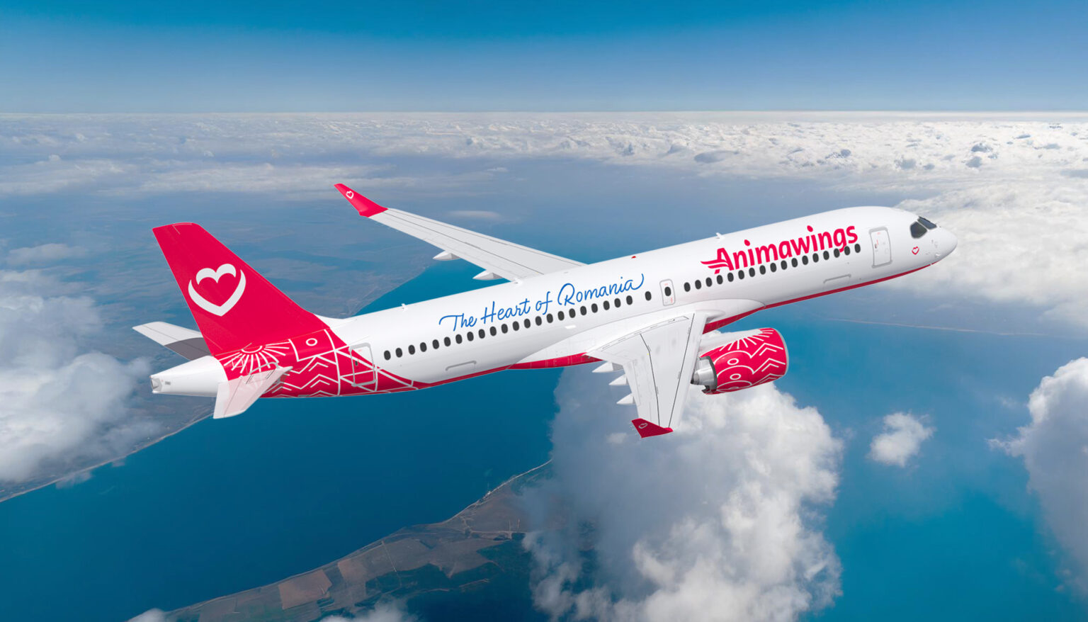 Animawings Airbus A220 aircraft