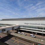 Exterior shot of Glasgow airport