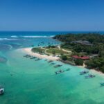 Sri Lanka south coast with crystal clear water and beautiful beaches