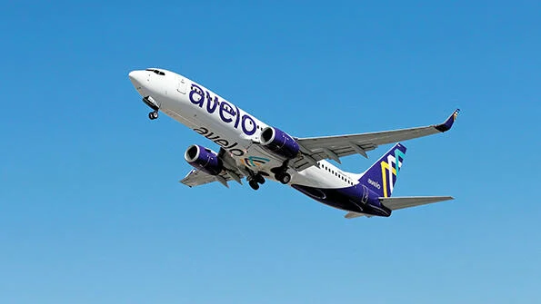 Avelo Airlines Boeing 737-800 operating one of the carrier's new nonstop routes from McKinney National Airport