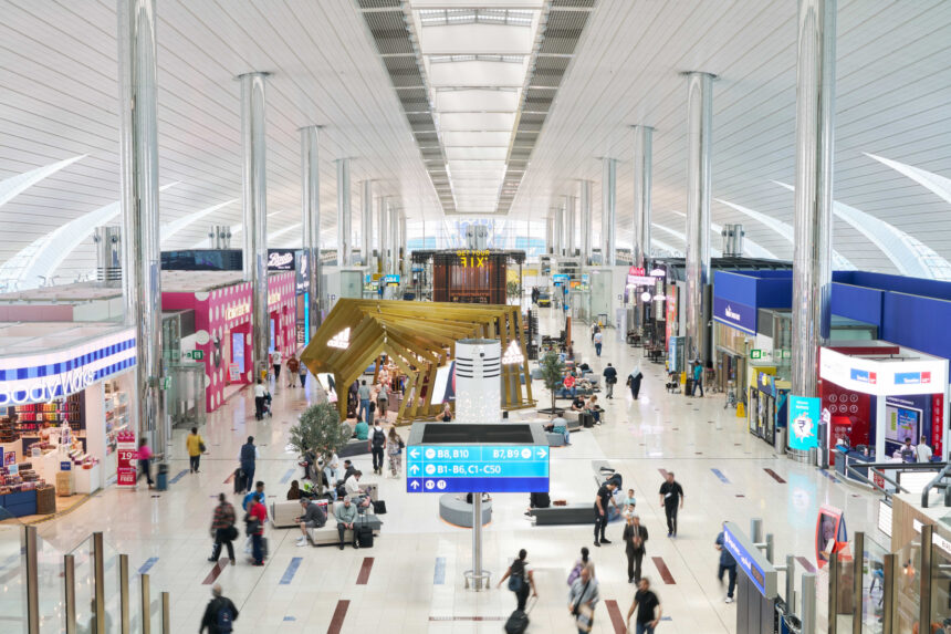 Dubai International Airport Terminal 3 passenger traffic