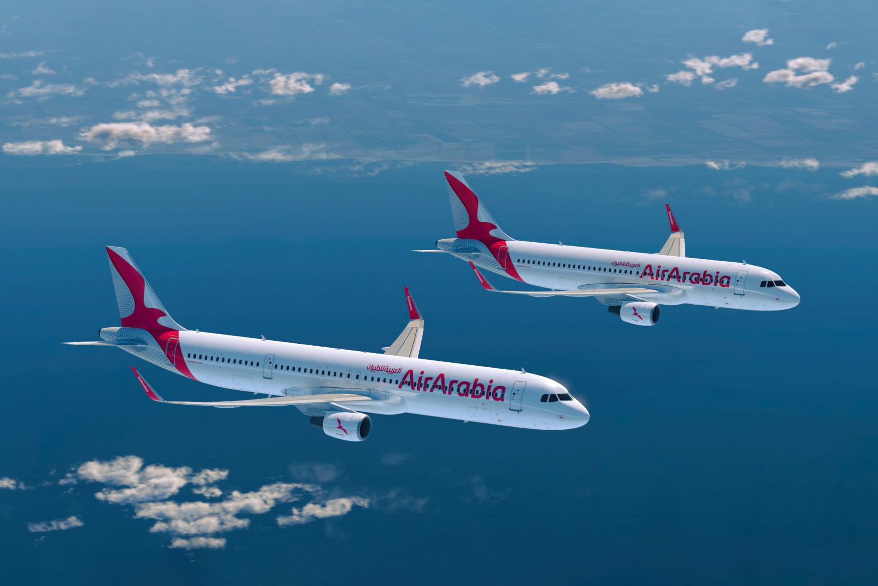 An image of Air Arabia aircraft