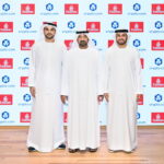 Senior officials face the media as part of the partnership between Crypto.com and Emirates.