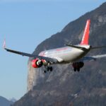 Jet2 Airbus A321 Neo G-SUNH just before touch down in Innsbruck, Austria.