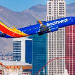 Southwest landing in Vegas