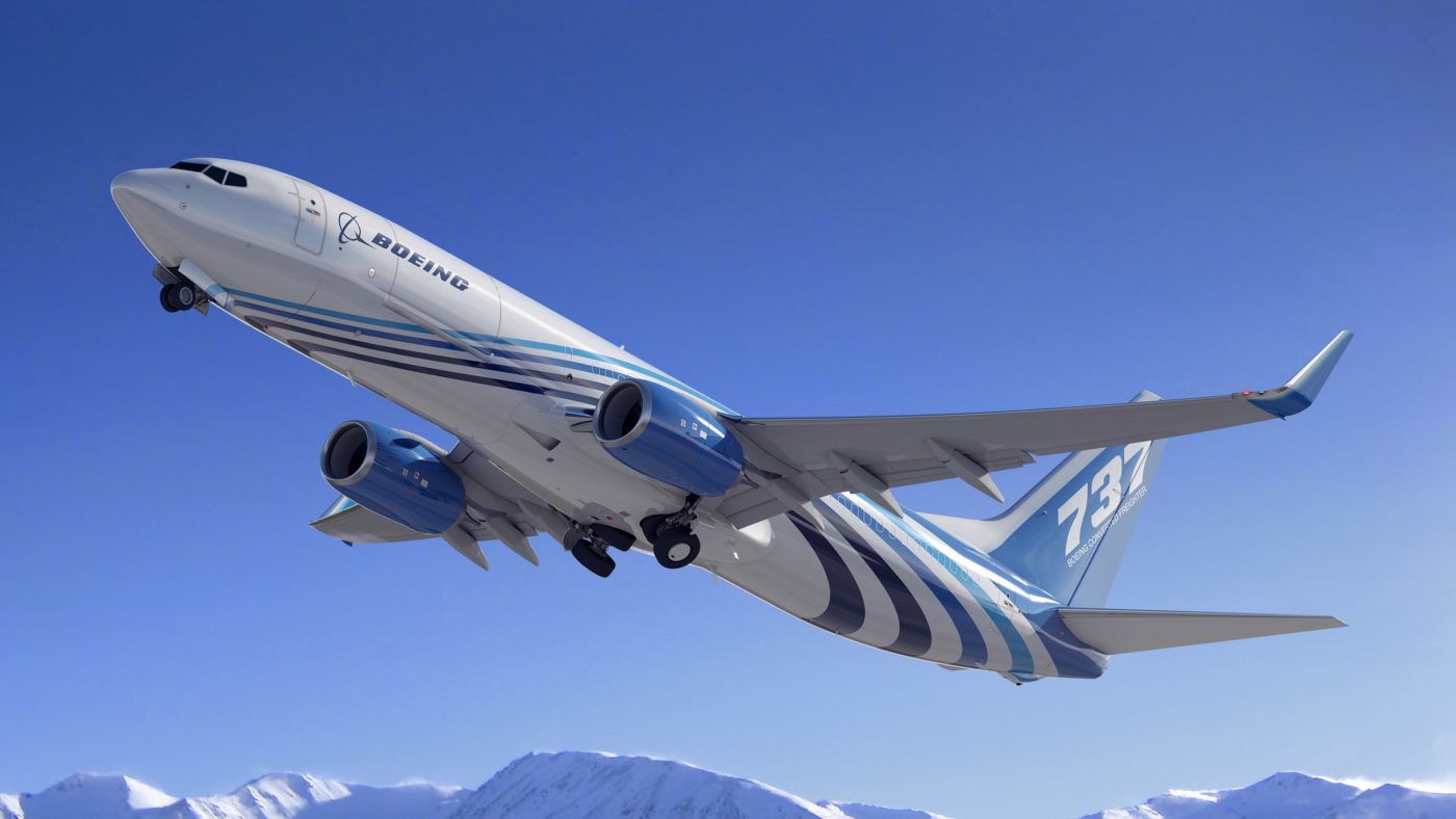A Boeing 737-800 Converted Freighter aircraft 