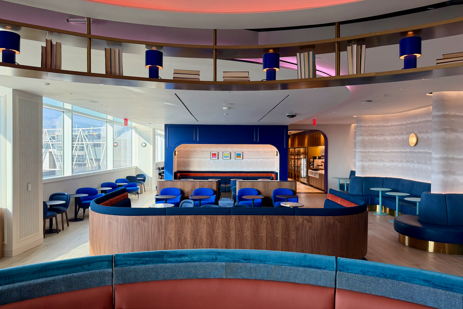 Seating area at BlueHouse JFK.