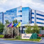 The exterior of ROMATSA headquarters in Bucharest.
