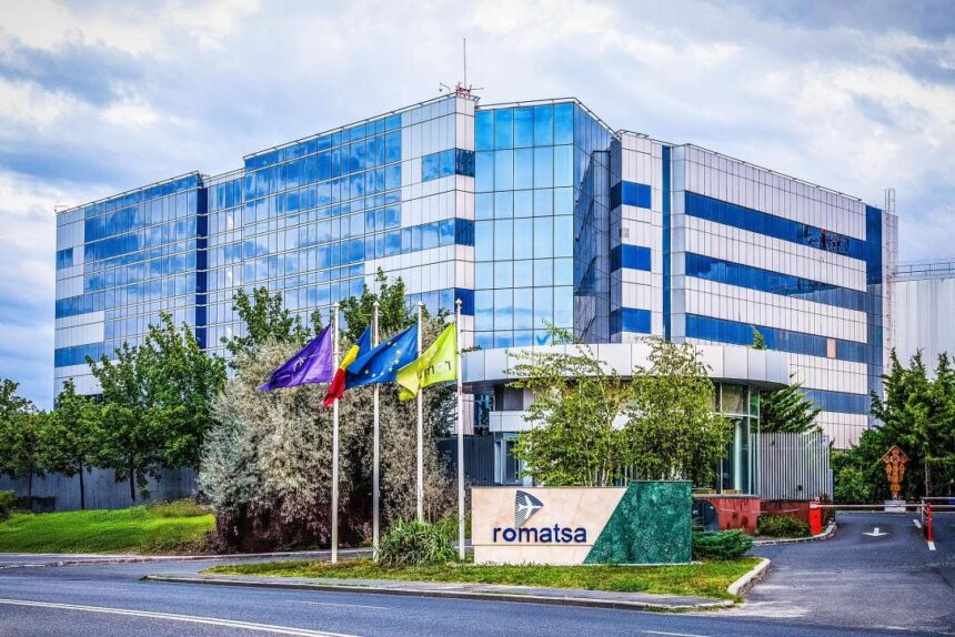 The exterior of ROMATSA headquarters in Bucharest.