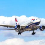 Photo depicting British Airways Boeing 777-200 ER in Flight
